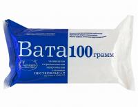 Вата хирургическая нестерильная 100гр купить в #REGION_NAME_DECLINE_PP#